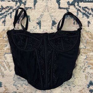 Pacsun Black Lace Bustier